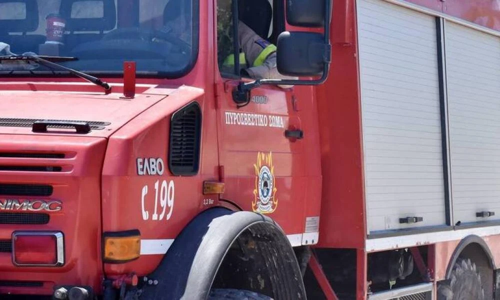 Μεγάλη φωτιά ξέσπασε στο Σχηματάρι Βοιωτίας